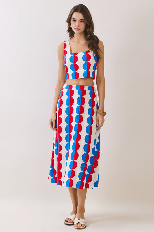 Party In The USA Skirt Set