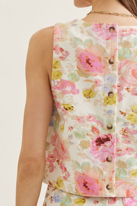 Pastel Bloom Top