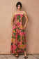 Pink Rio Tie Back Maxi Dress