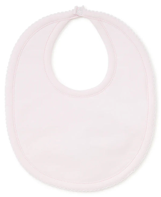 Pink and White Kissy Basics Bib
