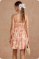 Pintuck Detail Floral Dress