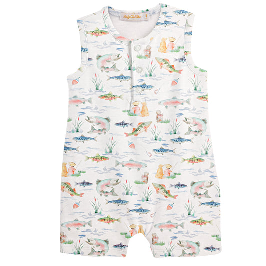Baby Club Chic Gone Fishing Romper