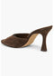 Dolce Vita Rosha Suede Slide Heel Sandal in Brown