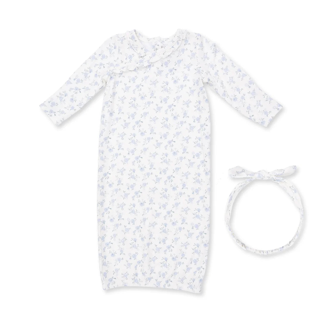 Angel Dear Rose Briar Kimono Gown And Knot Headband