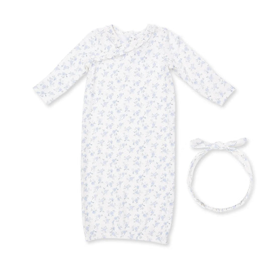 Angel Dear Rose Briar Kimono Gown And Knot Headband