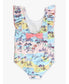 RuffleButts Beach Day Waterfall One Piece Swimsuit