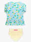 RuffleButts Blooming Basket 2 Piece Rash Guard