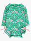RuffleButts Coconut Cabana One Piece Rash Guard