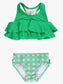 RuffleButts Pink Coastal Cane 2 Piece Swimsuit