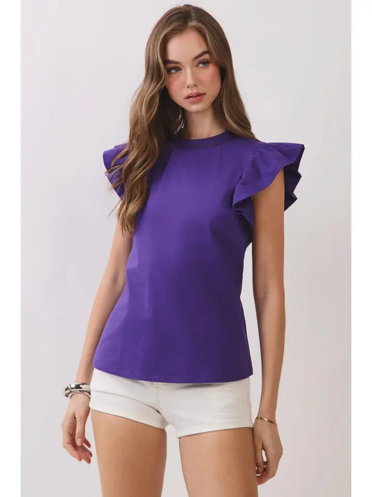 Abby Top In Purple
