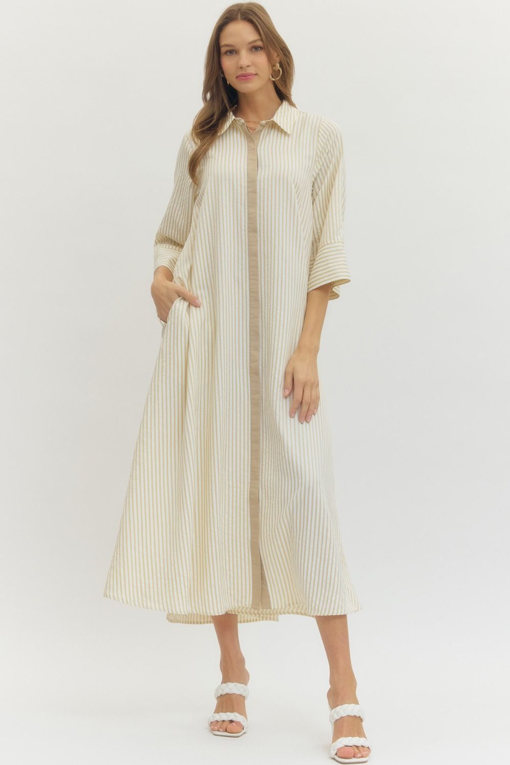 Sandy Beach Midi Dress