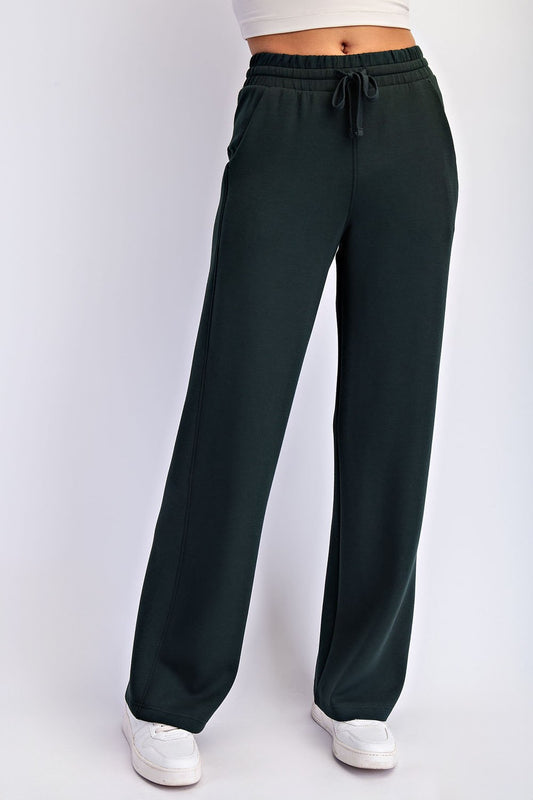 Scuba Luxe Pants Set In Regency Green