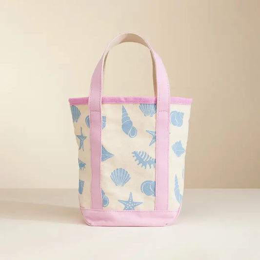 Seashell Starfish Pink Tote Bag