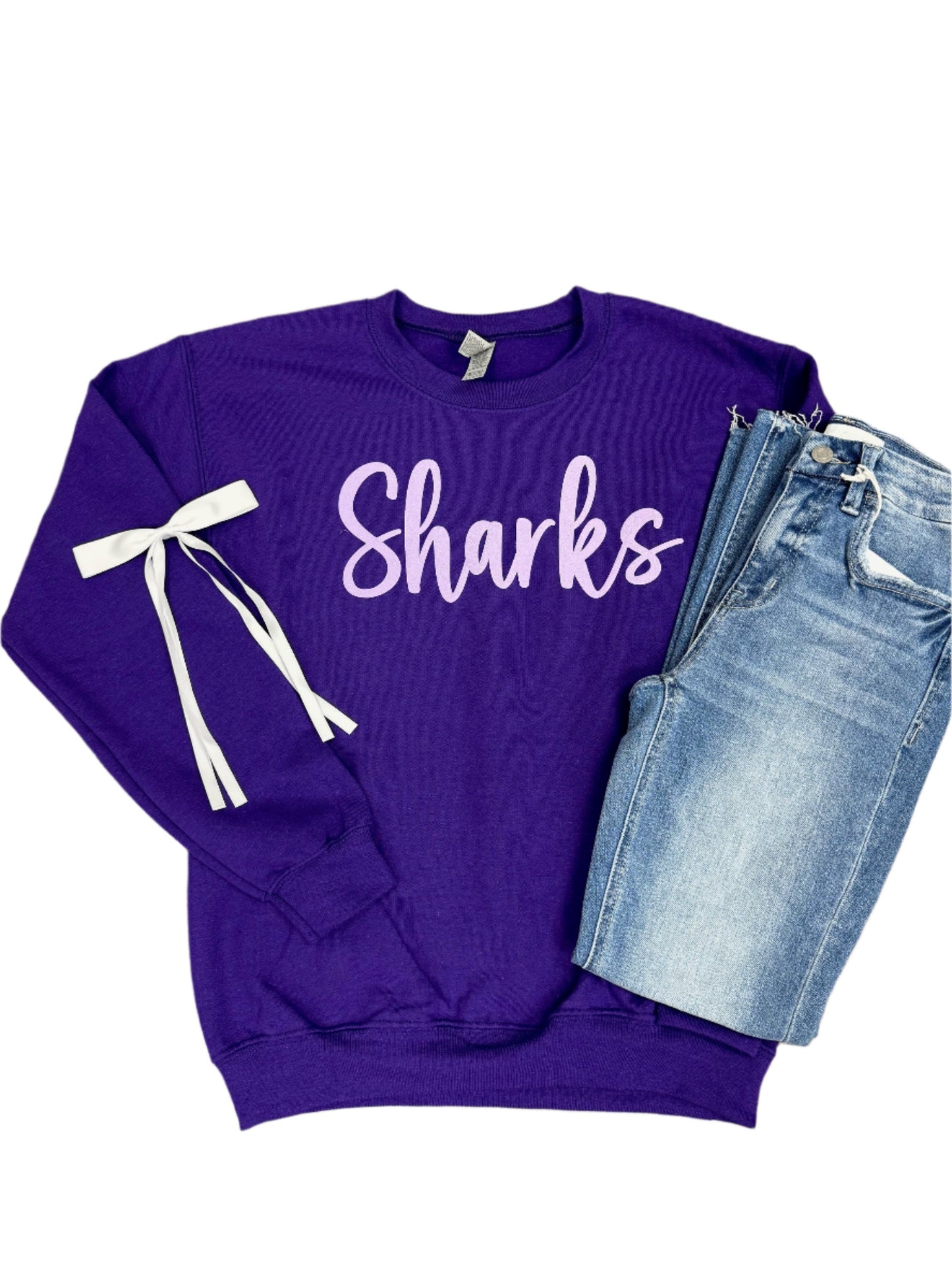 Sharks Sweatshirt in Purple