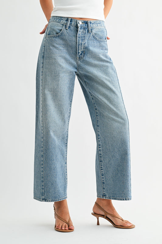Shea Baby Barrel Twist Jean In Medium