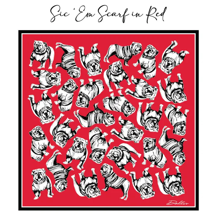 Sic 'em Gameday Scarf Red