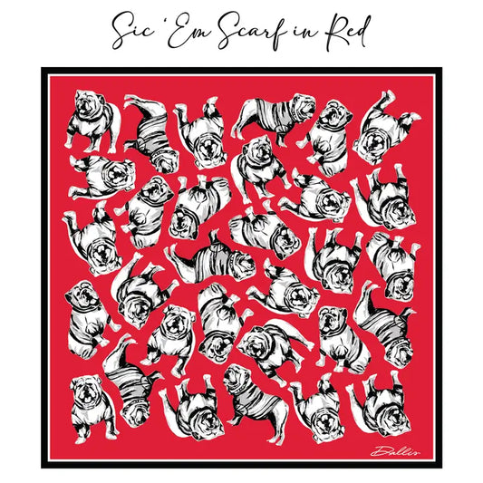 Sic 'em Gameday Scarf Red