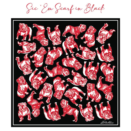 Sic 'em Gameday Scarf Black