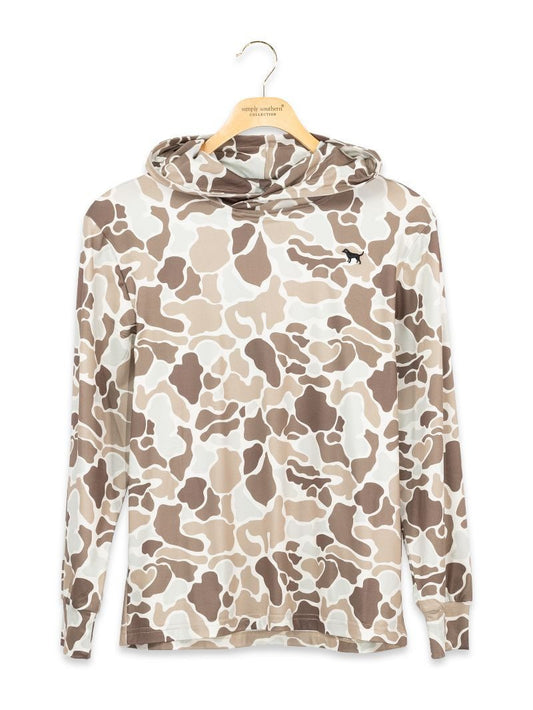 Simply Southern Youth Performance Camo Hoodie