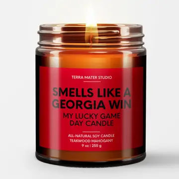 Smells Like A Georgia Win Game Day Candle Appalachian Mountains