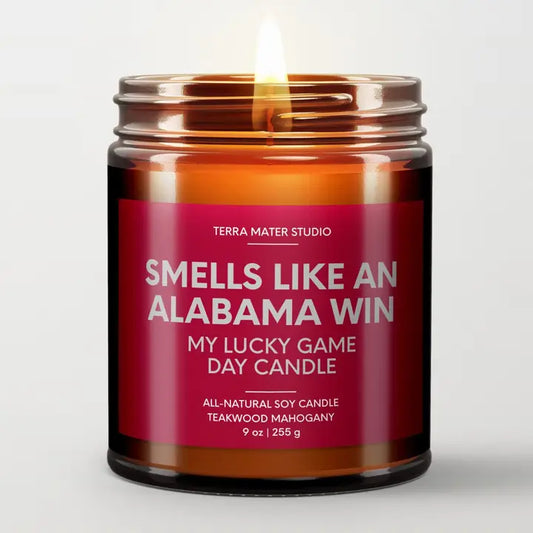 Smells Like An Alabama Win Game Day Candle Appalachian Mountains