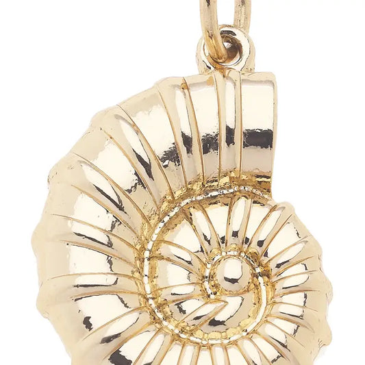 Spiral Shell Charm