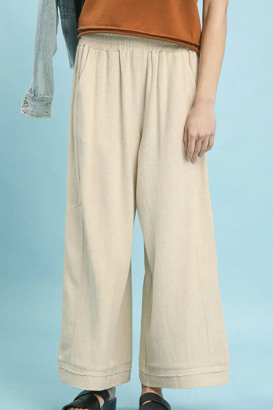 St. Marks Linen Pants In Oatmeal