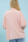 St. Vincent Linen Top In Ice Pink