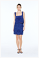 Stella Embroidered Mini Skirt In Navy