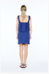 Stella Embroidered Mini Skirt In Navy
