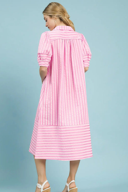 Summer Lovin Mini Dress In Peony