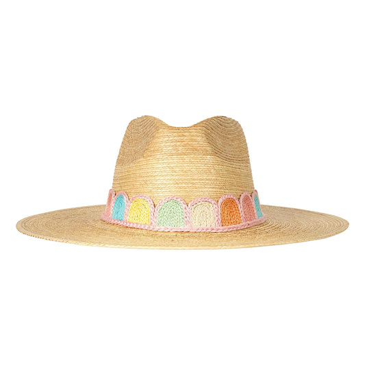 Sunshine Tienda Pastel Kandy Crochet Palm Hat