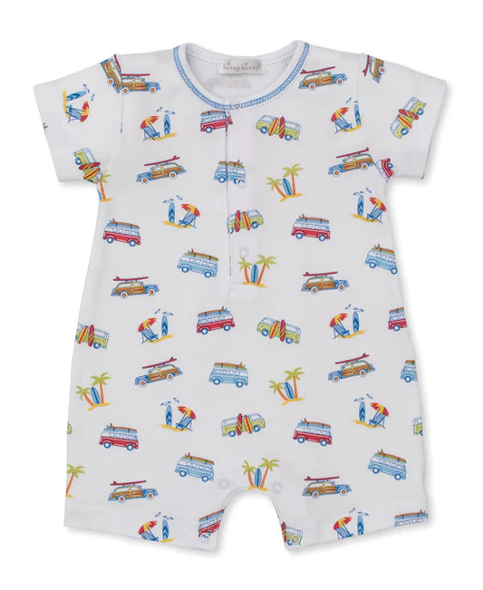 Kissy Kissy Surfing Vans Short Sleeve Playsuit
