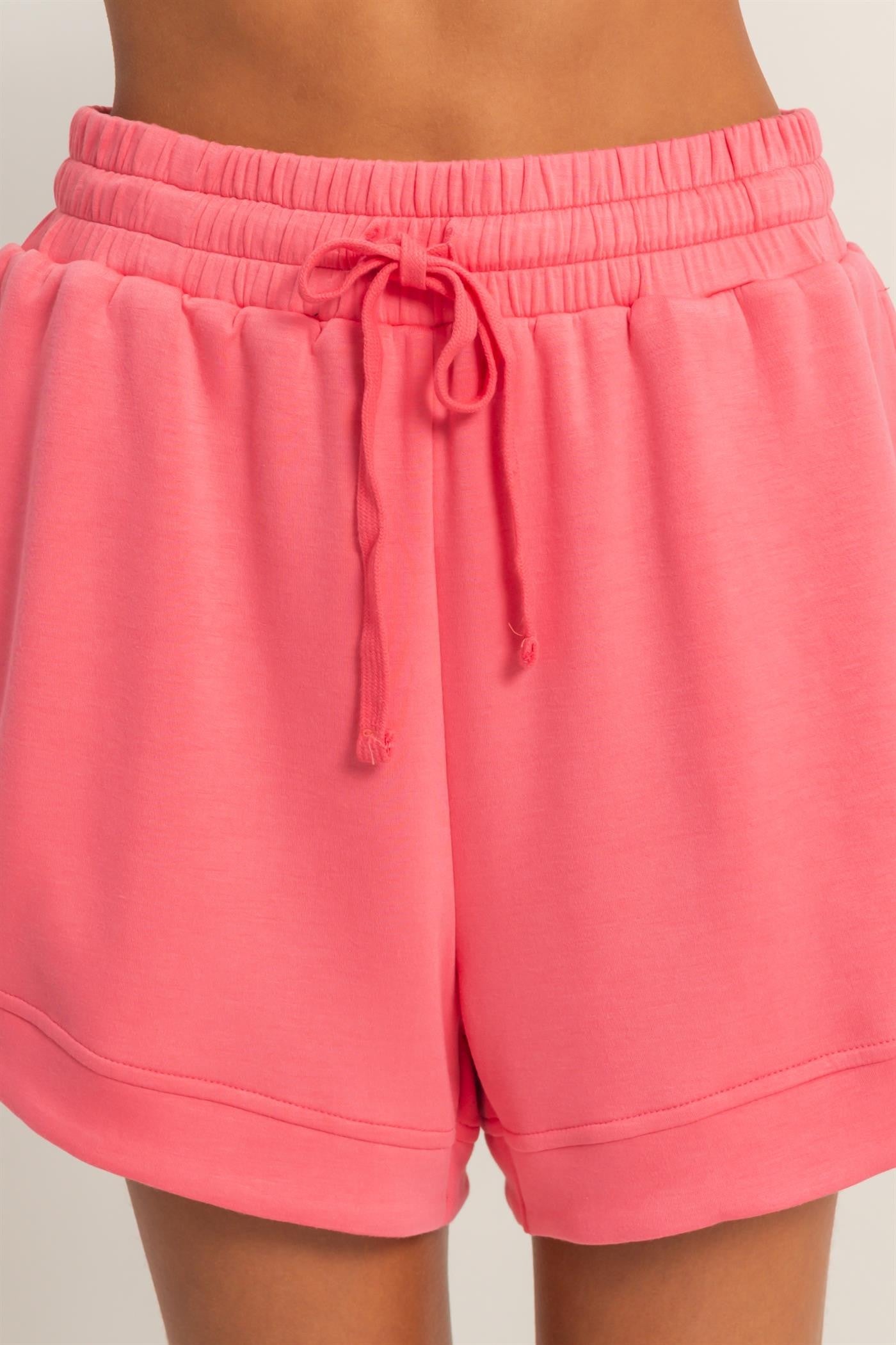 Sweet & Sport Short Set In Taffy Pink