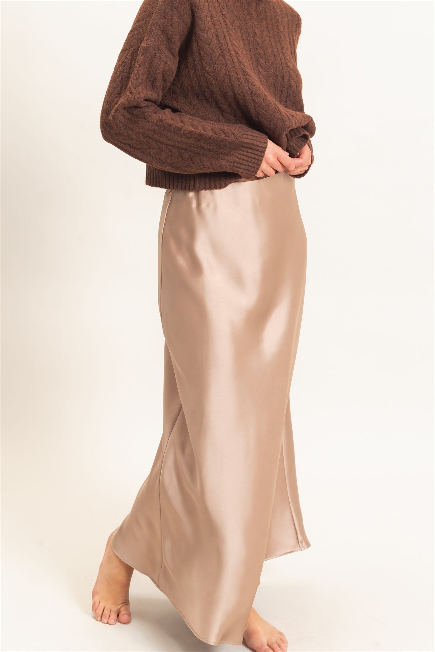 The Logan Satin Skirt
