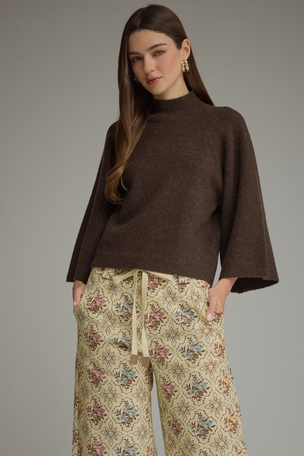 The Madeline Mock Neck Sweater
