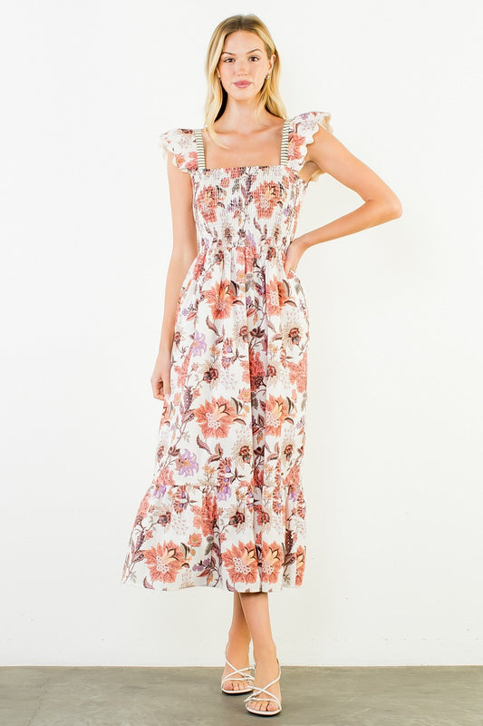 The Mallory Ruffle Sleeve Dress