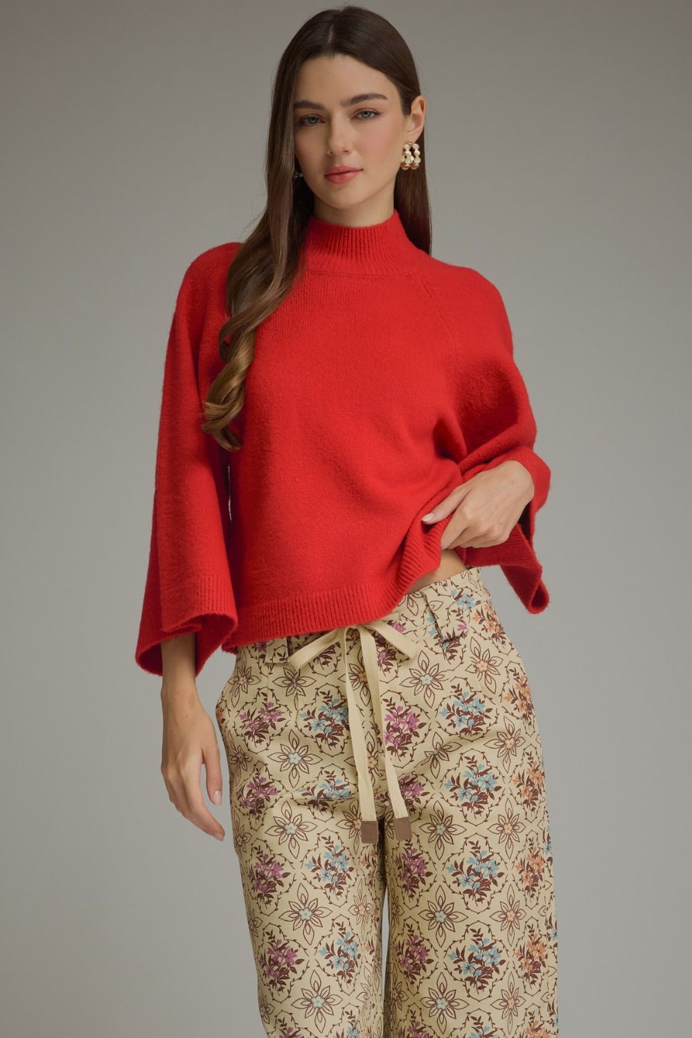 The Madeline Mock Neck Sweater