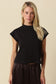 Valerie Cap Sleeve Crop Tee