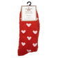 Women's Hearts Snuggle Socks Red-Pink One Size