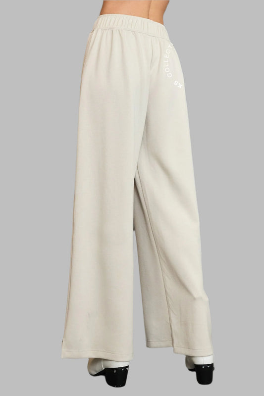 Oh So Soft Pull On Sweatpants In Cream