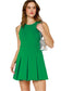 Match Point Luxeknit Mini Dress In Kelly Green