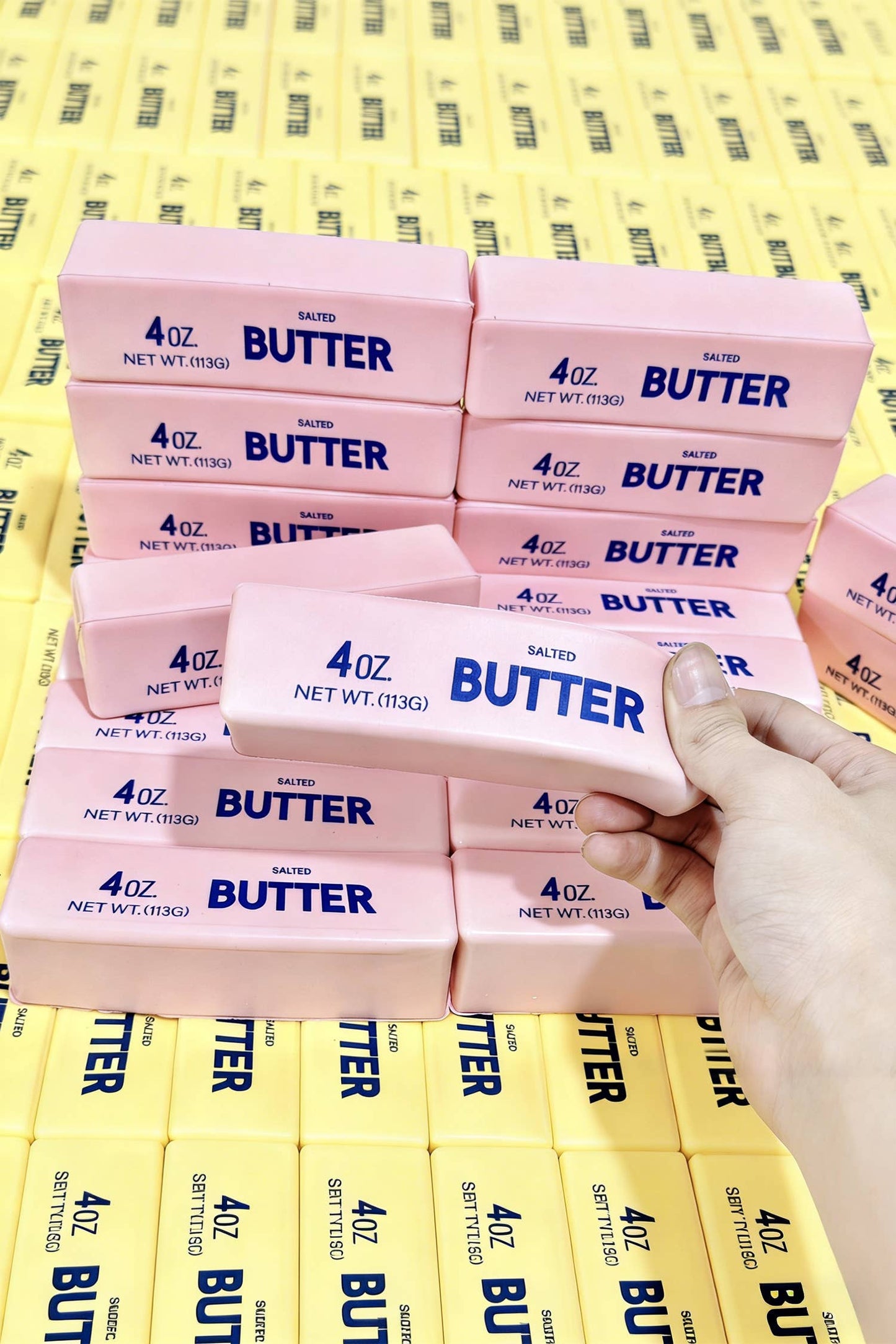 Butter Stick Squishy Pink
