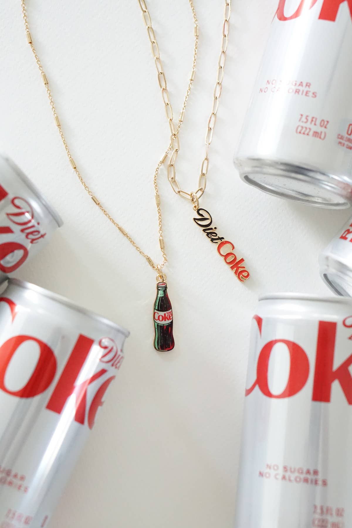 Diet Coke Bottle Charm in Multi