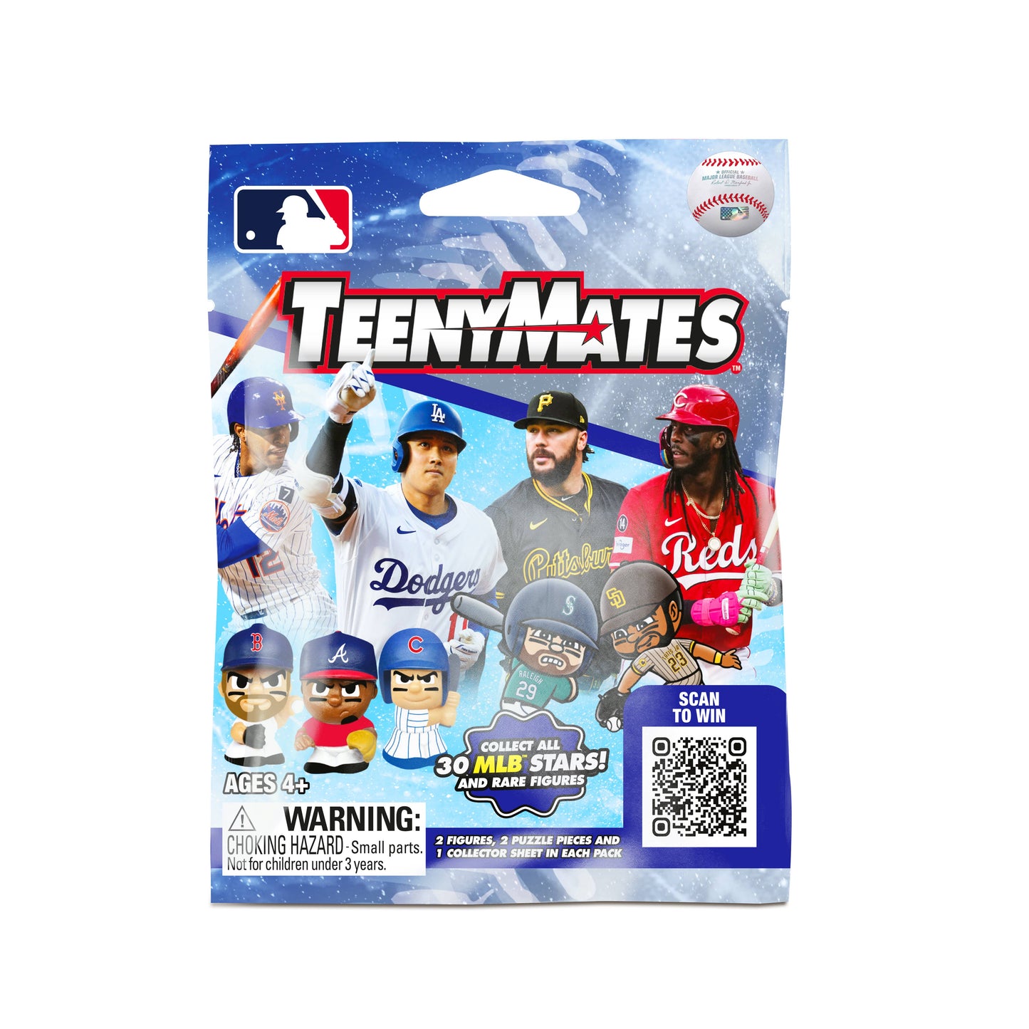 MLB Player TeenyMates Gravity Feed Display 2026