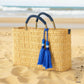 Handwoven Market Reed Storage, Palm Leaf Storage Baskets
