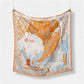 Silk Feel Square Scarf for Travel & Styling_CWASC0651