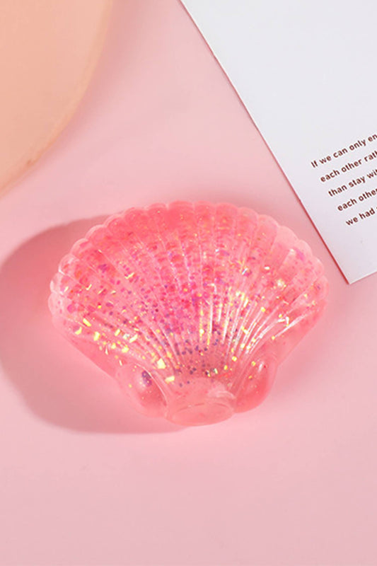Seashell Shaped Glitter Squishy Toy