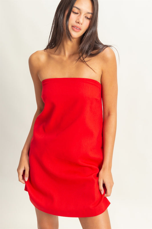 Summer Lovin' Strapless Mini Dress