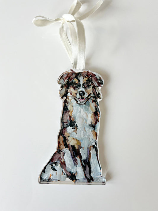 "Australian Shepherd Red" Ornament